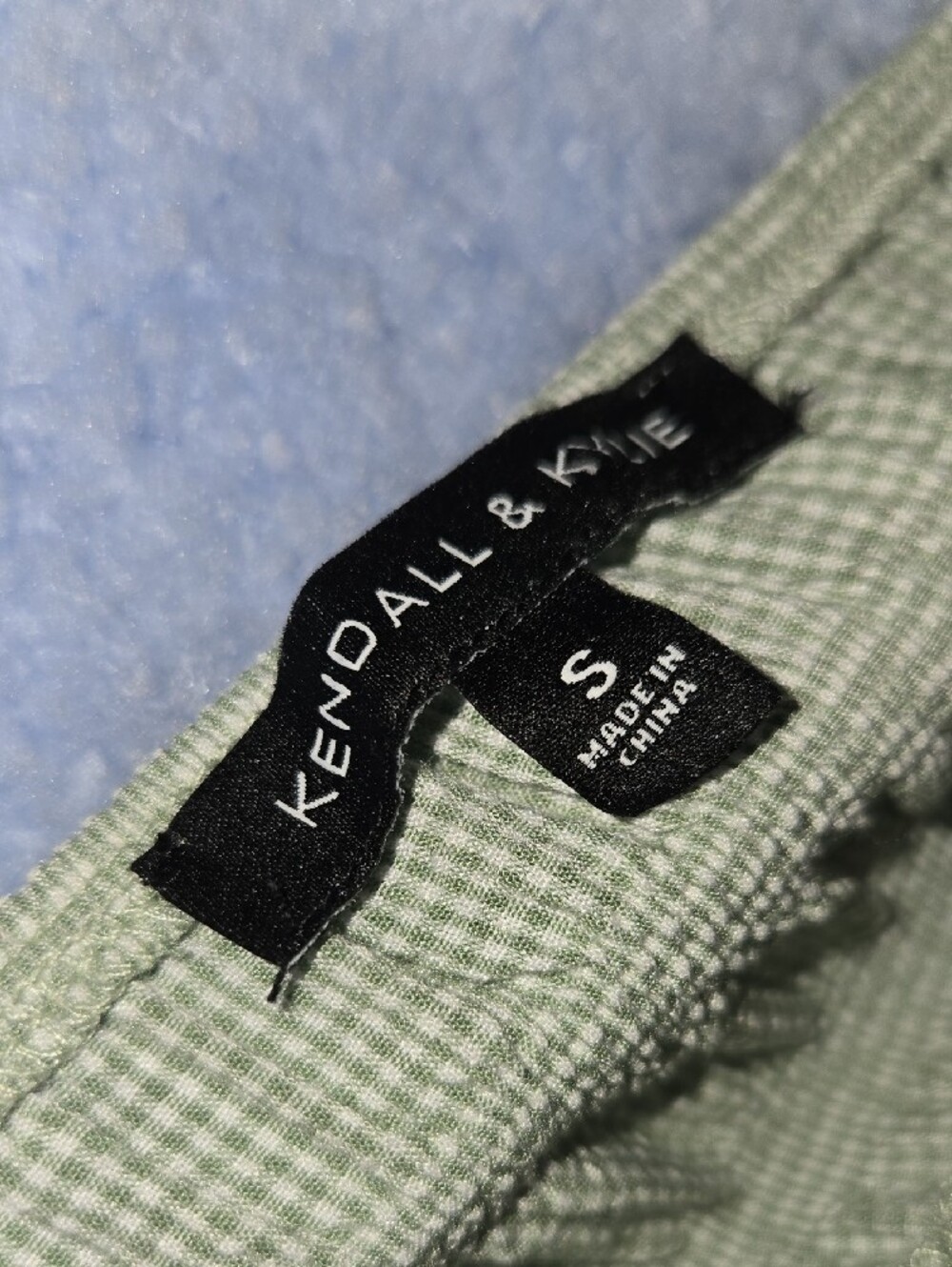 Smocked Sage Green Tie-Strap Tank Top - Picture 6 of 10